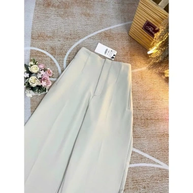 Quần tây nữ ống suông lưng cao tôn dáng, vải gold mềm mịn, công sở Hàn Quốc – 315.000₫ 6