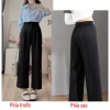 Quần tây nữ ống suông lưng chun cạp cao, cạp to 7cm, size lớn, bản Nấm Lùn - Giá 59.000đ 7