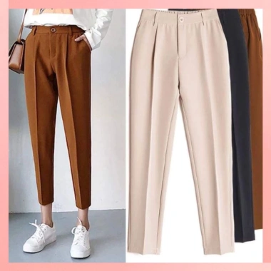 Quần Tây Nữ Peinn Lưng Chun Cạp Cao Dáng Baggy Công Sở Big Size Vitex Giá 130k
