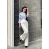 Quần Tây Nữ TADES Ống Suôn Cạp Cao Chất Trượt Ý Phong Cách Công Sở Giá 137.5k 3