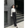Quần Tây Nữ TADES Ống Suôn Cạp Cao Chất Trượt Ý Phong Cách Công Sở Giá 137.5k 7