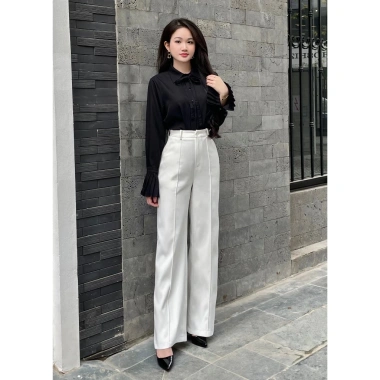 Quần Tây Nữ TADES Ống Suôn Cạp Cao Chất Trượt Ý Phong Cách Công Sở Giá 137.5k 10 Quần Tây Nữ TADES Ống Suôn Cạp Cao Chất Trượt Ý Phong Cách Công Sở Giá 137.5k 10