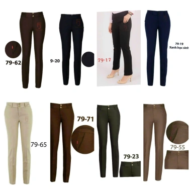 Quần Tây Nữ Thái Hòa Đứng Form 79 Vải Dày Không Giãn - Giá 259k (Giảm 21%)
