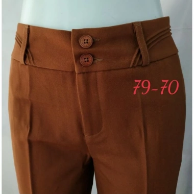 Quần Tây Nữ Thái Hòa Nâu Vải Dày Đứng Form Mã 79 - Giá 259k Giảm Sốc 7