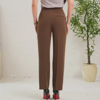 Quần tây nữ Thái Hòa rayon spandex ống đứng phong cách công sở - Giá 396.000đ