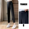 Quần Tây Nữ TINEE Dáng Baggy Bigsize 80kg Vải Cao Cấp Xuất Hàn Giá 117k 2