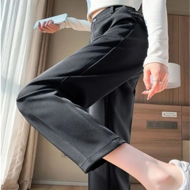 Quần Tây Nữ TINEE Dáng Baggy Bigsize 80kg Vải Cao Cấp Xuất Hàn Giá 117k