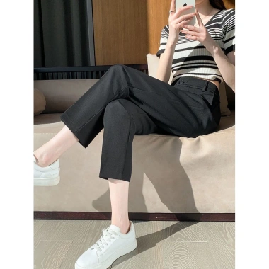 Quần Tây Nữ TINEE Dáng Baggy Bigsize 80kg Vải Cao Cấp Xuất Hàn Giá 117k