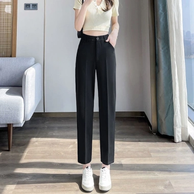 Quần Tây Nữ TINEE Dáng Baggy Bigsize 80kg Vải Cao Cấp Xuất Hàn Giá 117k