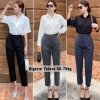 Quần tây ống đứng lưng cao công sở nữ, vải cao cấp tôn dáng, giá chỉ 199.000₫