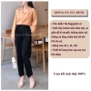 Quần tây ống đứng lưng cao công sở nữ, vải cao cấp tôn dáng, giá chỉ 199.000₫ 2