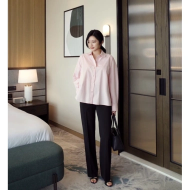 Quần Tây Ống Đứng Ôm Đùi Nhẹ Lưng Cao 103cm - Phong Cách Hàn Quốc, Nhiều Màu, Đủ Size, Giá 360k