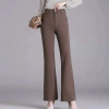Quần tây ống loe Bigsize 4XL lưng cao 2 nút dài, vải Vitex dày mềm, 5 màu công sở - Giá 180.000đ