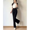 Quần tây ống loe Bigsize 4XL lưng cao 2 nút dài, vải Vitex dày mềm, 5 màu công sở - Giá 180.000đ 4