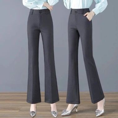 Quần Tây ống Loe Bigsize Cạp Cao Vitex mềm mịn co giãn Nữ công sở 124k còn 99k