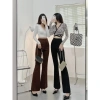 Quần tây ống loe cúc lưng cao dáng dài đa màu thời trang Milofa Giá chỉ 89.000₫ 8