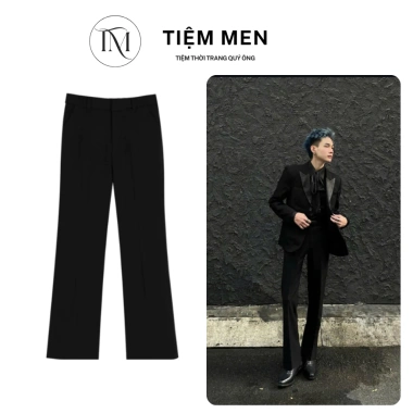 Quần tây ống loe nam phong cách Hàn Quốc sang trọng - Giá ưu đãi 179.000₫ TIỆM MEN 098