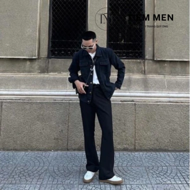 Quần tây ống loe nam phong cách Hàn Quốc sang trọng - Giá ưu đãi 179.000₫ TIỆM MEN 098