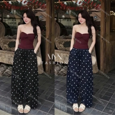 Quần Tây Ống Rộng Cạp Cao Gen Bụng, Lưng Cao, Vải Tuyết Mưa Độ 1 M020 138k