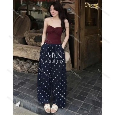 Quần Tây Ống Rộng Cạp Cao Gen Bụng, Lưng Cao, Vải Tuyết Mưa Độ 1 M020 138k 10 Quần Tây Ống Rộng Cạp Cao Gen Bụng, Lưng Cao, Vải Tuyết Mưa Độ 1 M020 138k 10