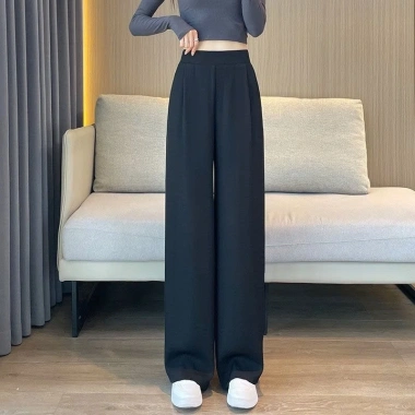 Quần tây ống rộng nữ công sở cạp lưng cao, dáng suông dài, chất vải dày dặn, giảm giá 102.000₫ 5