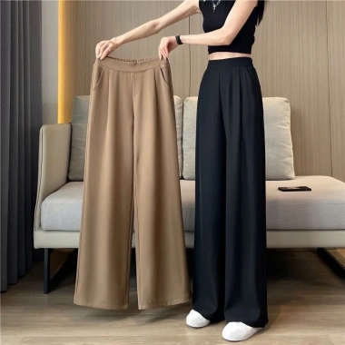 Quần tây ống rộng nữ công sở cạp lưng cao, dáng suông dài, chất vải dày dặn, giảm giá 102.000₫ 7