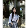 Quần tây ống rộng Ulzzang độc quyền CubedLemon thắt dây 1 bên - 131.864₫