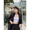 Quần tây ống rộng Ulzzang độc quyền CubedLemon thắt dây 1 bên - 131.864₫ 4