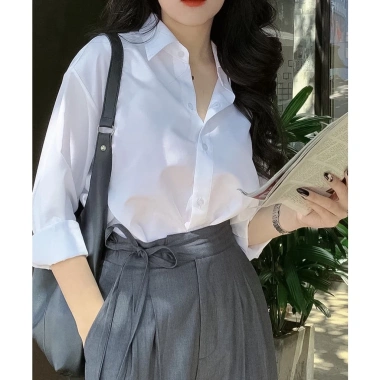 Quần tây ống rộng Ulzzang độc quyền CubedLemon thắt dây 1 bên - 131.864₫ 8