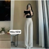 Quần Tây Ống Suông Cạp Liền Gold Mỹ, Khóa Sườn, Chất Mềm, Lưng Cao Rũ, Tôn Dáng 165k 5