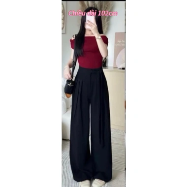 Quần Tây Ống Suông Cột Nơ Siêu Xinh Lưng Cao Tôn Eo Tôn Dáng Mẫu Hot 2.025 149k 5