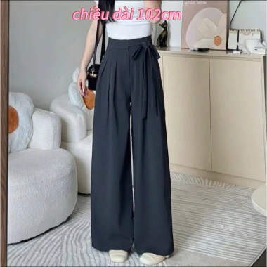 Quần Tây Ống Suông Cột Nơ Siêu Xinh Lưng Cao Tôn Eo Tôn Dáng Mẫu Hot 2.025 149k 7