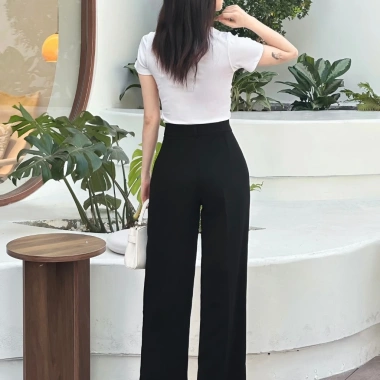 Quần Tây Ống Suông Lưng Cao Nữ FMSTYLE - Tôn Dáng Chuẩn Công Sở, Giá chỉ 149.000₫