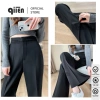 Quần Tây Ống Suông QIIEN Nữ Lưng Cao Ống Rộng Kéo Khoá Trước Mã H82 Ưu Đãi 142k 6
