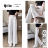 Quần Tây Ống Suông QIIEN Nữ Lưng Cao Ống Rộng Kéo Khoá Trước Mã H82 Ưu Đãi 142k 8