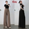 Quần tây ống suông rộng 1 ly Bigsize vải Gold Nhật lưng cao công sở FB13 EVA Giá ưu đãi 229k 6