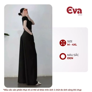 Quần tây ống suông rộng 1 ly Bigsize vải Gold Nhật lưng cao công sở FB13 EVA Giá ưu đãi 229k 9