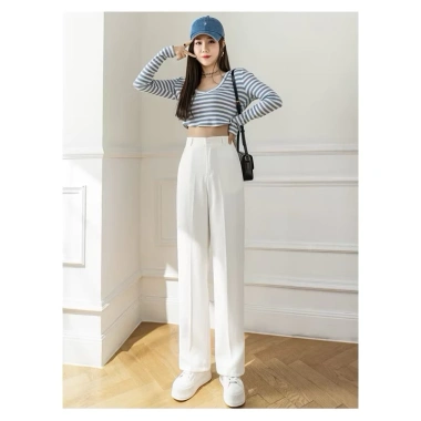 Quần tây ống suông rộng cạp cao nữ công sở vải trượt hàn giá giảm 352.800 VND 7 Quần tây ống suông rộng cạp cao nữ công sở vải trượt hàn giá giảm 352.800 VND 7