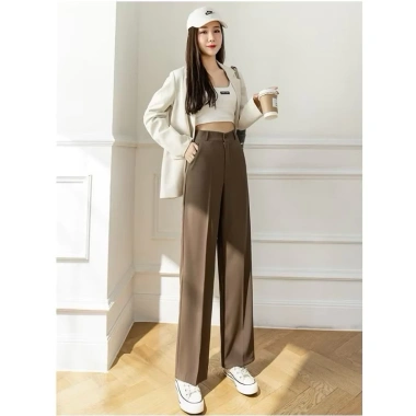 Quần tây ống suông rộng cạp cao nữ công sở vải trượt hàn giá giảm 352.800 VND 9 Quần tây ống suông rộng cạp cao nữ công sở vải trượt hàn giá giảm 352.800 VND 9