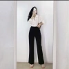 Quần tây suông công sở LAMIGO SHOP ống đứng rộng dáng cơ bản giá 199.000đ 5