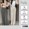 Quần tây suông dài ống rộng nữ công sở cạp cao chất liệu trượt hàn 4 màu, giá 354.200đ