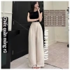 Quần tây suông ống rộng lưng cao cạp khóa trước, vải gôn mềm mịn, chỉ 180.000₫ 4