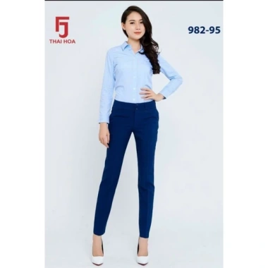 Quần Tây Thái Hòa 982 FOM Ống Đứng - Vải Mềm Co Giãn, 5 Màu, Giá 259k