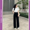 Quần tây xuông nữ ống rộng chất liệu tuyết mưa, phong cách mới, tôn dáng cá tính - 141.025 VND