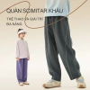Quần Thể Thao Bé Gái Dáng Rộng Sành Điệu, Thường Ngày Mùa Xuân Thu In Nơ - Giá 210.000đ 2
