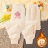 Quần thể thao bé gái lông cừu mùa đông ấm áp, in hoa Unisex – Giá 210.000 VNĐ 7