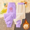 Quần thể thao bé gái lông cừu mùa đông ấm áp, in hoa Unisex – Giá 210.000 VNĐ 8