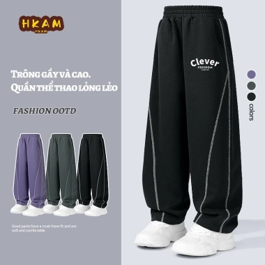 Quần Thể Thao Bé Trai Dáng Rộng Sành Điệu Mùa Xuân Thu - HKAM Giá 210.000đ
