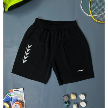 Quần thể thao short cầu lông nam Q390.1 - vải thoáng mát, co giãn, phù hợp tập luyện và thi đấu chuyên nghiệp - 96k 9