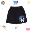 Quần thun cotton bé trai đen cộc mùa hè, in họa tiết cá tính - Giá 84.000 VND 5